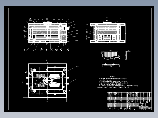 Q307-梳子注塑模具设计