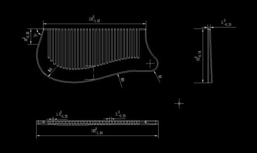 Q307-梳子注塑模具设计缩略图