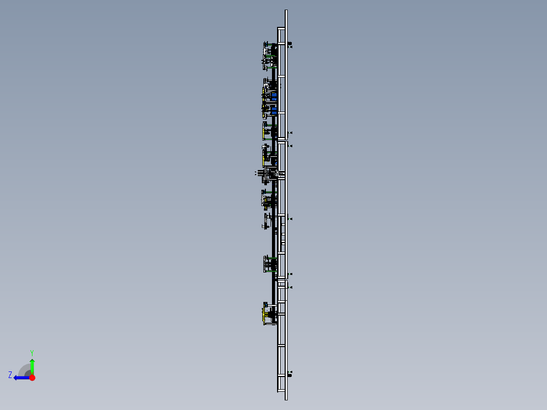 汽车座椅铰链装配线右视图