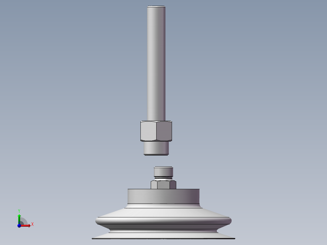 圆柱螺旋压缩弹簧HB362前视图