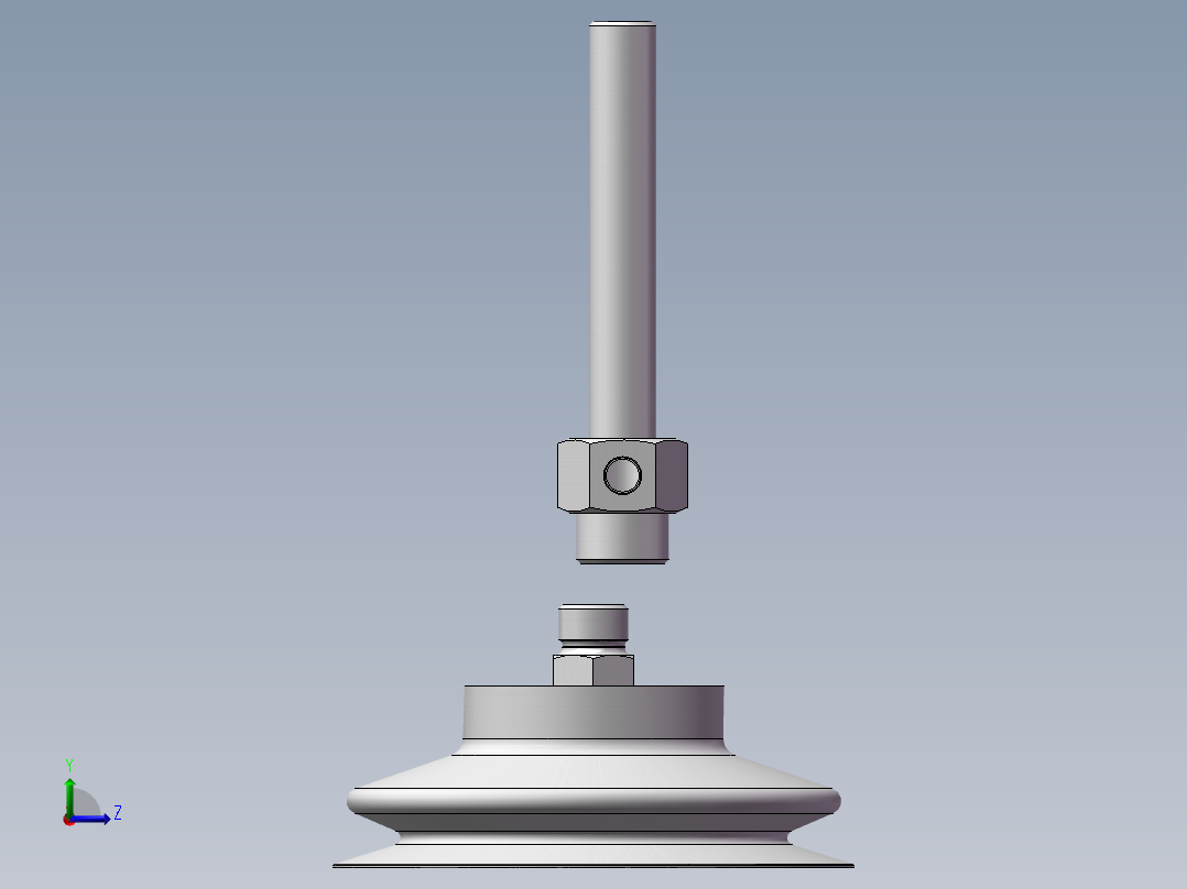 圆柱螺旋压缩弹簧HB362左视图