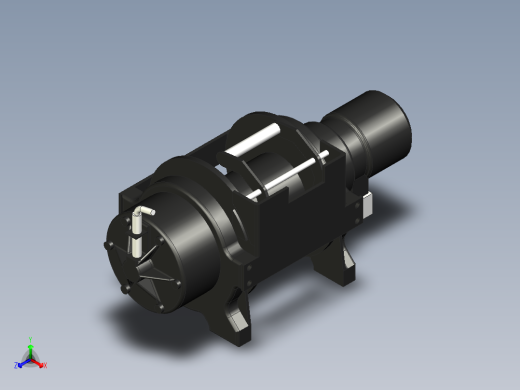 液压绞车--inventor x_t igs