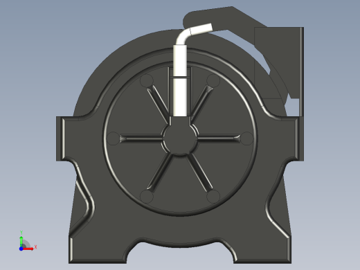 液压绞车--inventor x_t igs前视缩略图