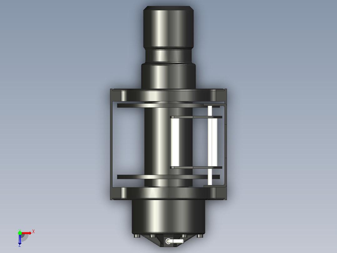 液压绞车--inventor x_t igs俯视图