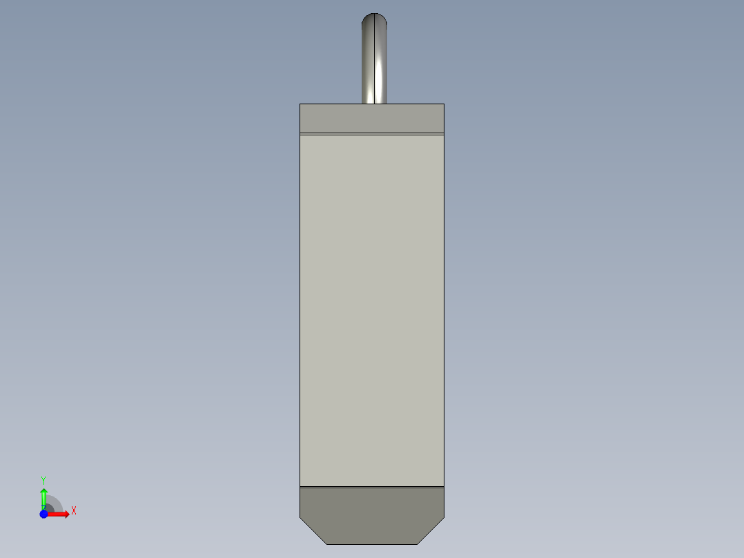 基恩士GT-71(P)_kc图纸模型前视图