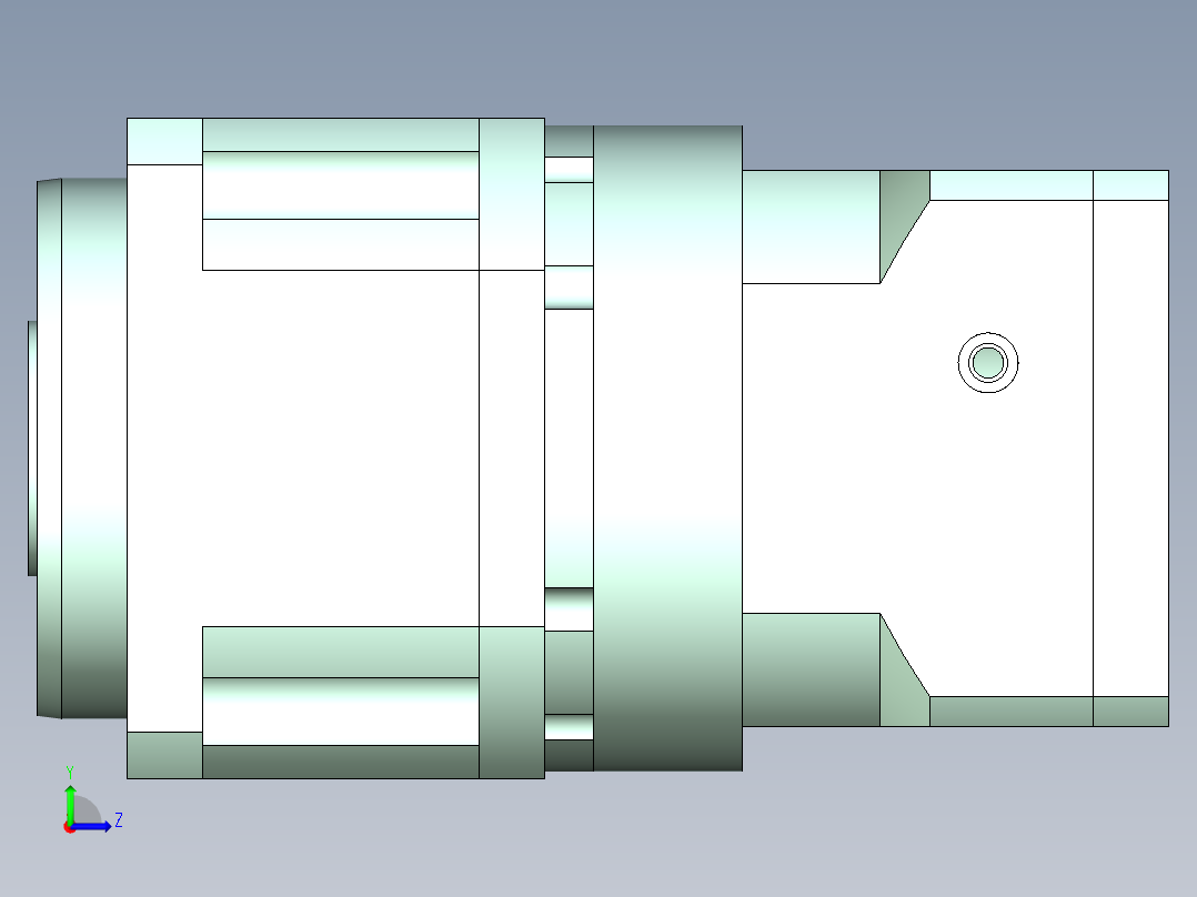 直齿孔PLX220-L2 42-114.3-200-M12.stp左视图