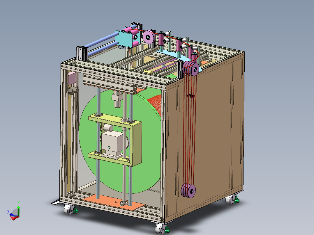 自动裁线放线机sw18可编辑