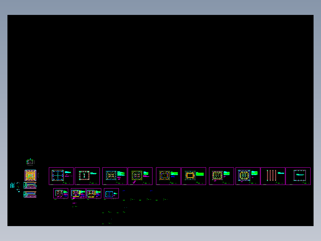 平板电脑切边下料模具设计图