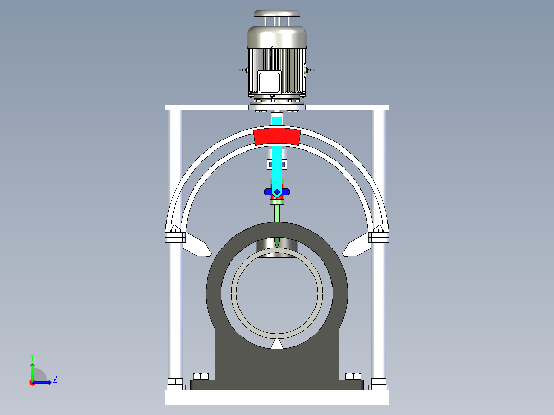 相贯线焊接机左视图