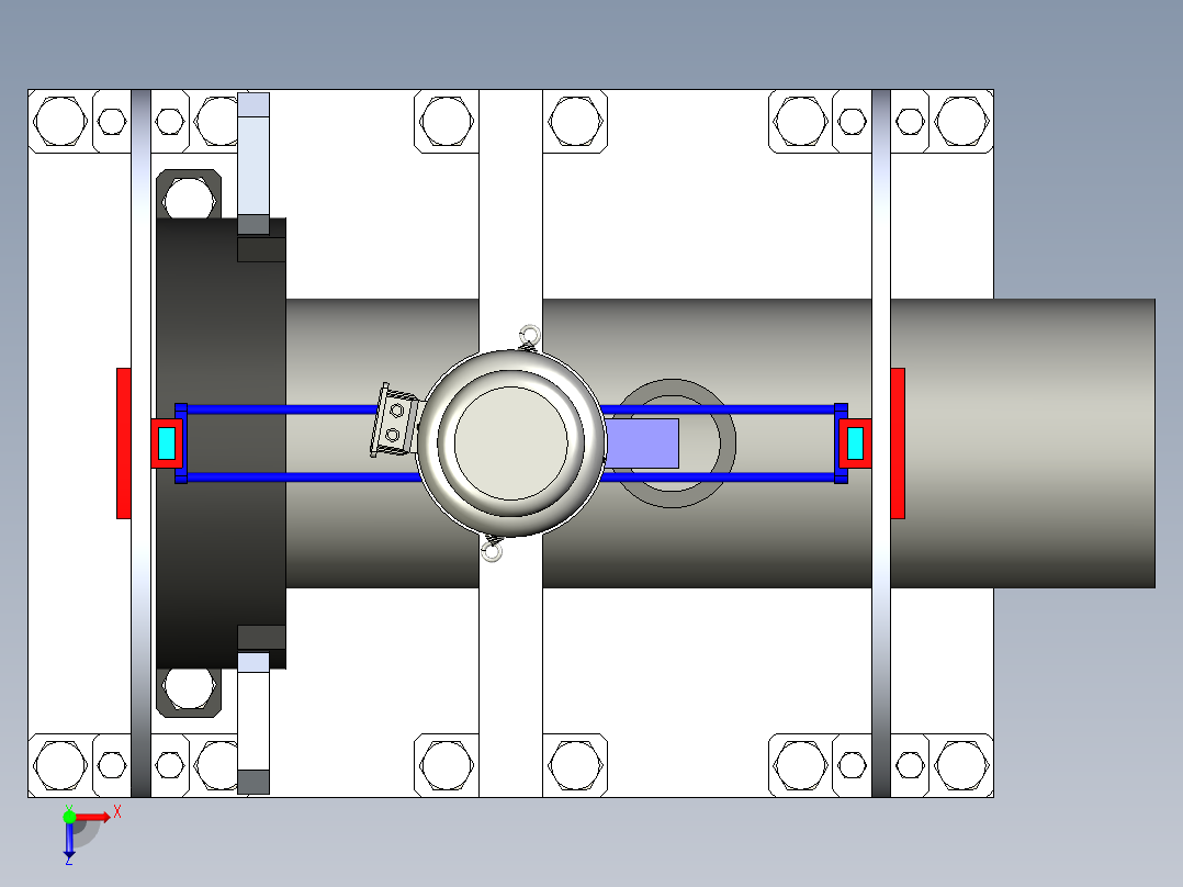 相贯线焊接机俯视图