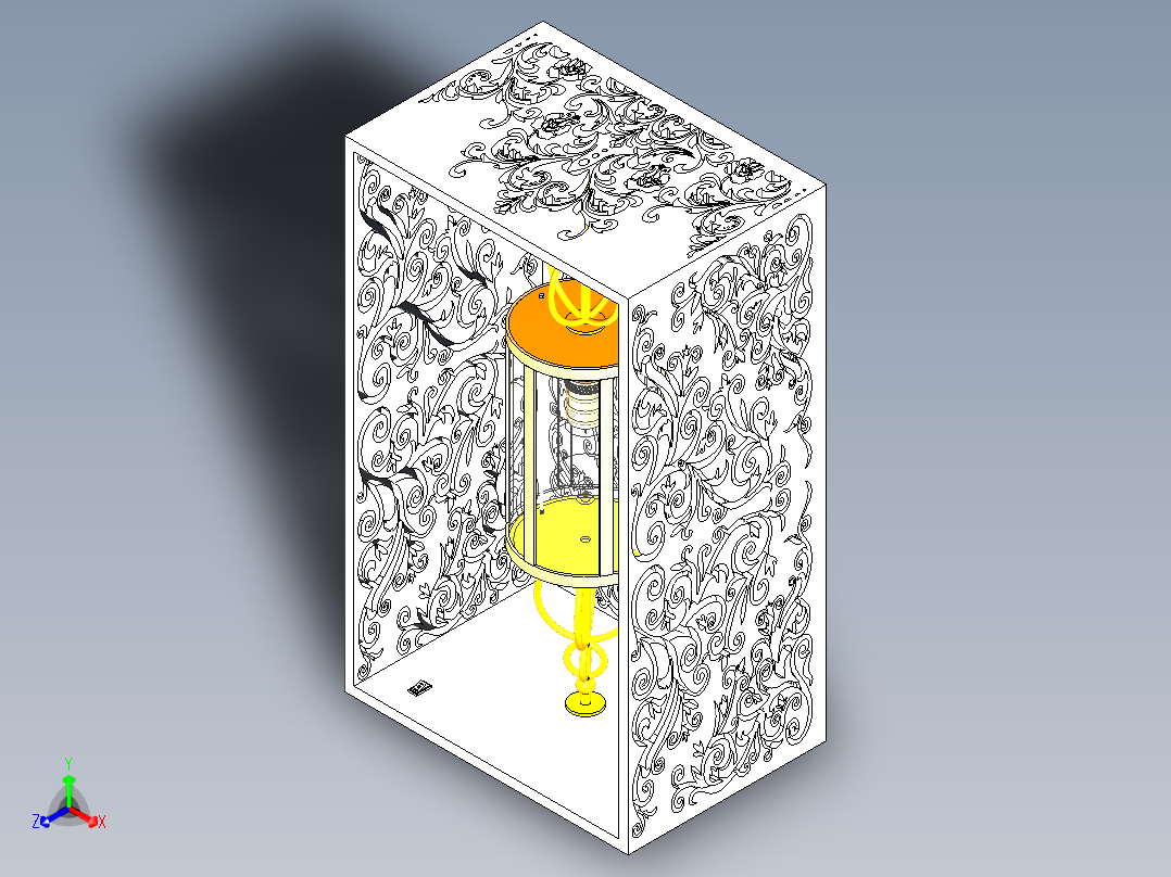 灯具(51)正等轴测图