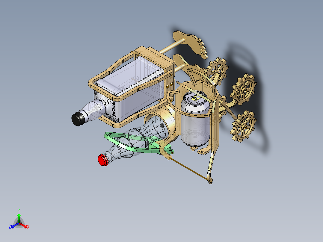 餐桌正等轴测图