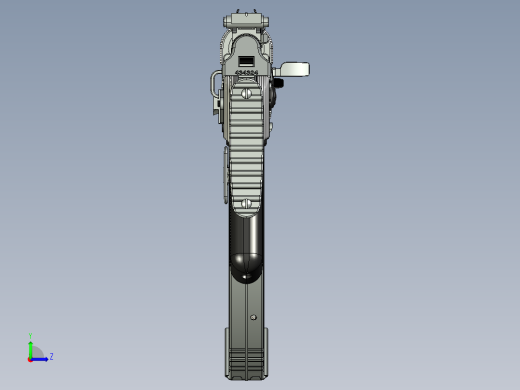 手枪左轮冲锋枪老式狙击步枪设计3D图纸AKM Assembled Rifle STP IGS左视缩略图