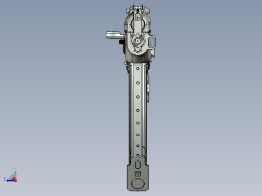 手枪左轮冲锋枪老式狙击步枪设计3D图纸AKM Assembled Rifle STP IGS右视缩略图