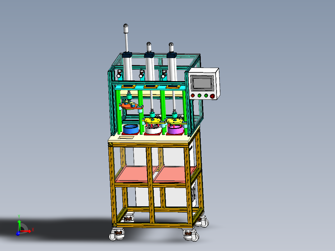 燃油泵法兰气密性检测机