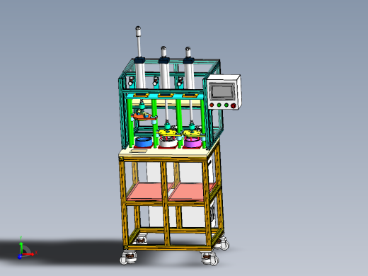 燃油泵法兰气密性检测机