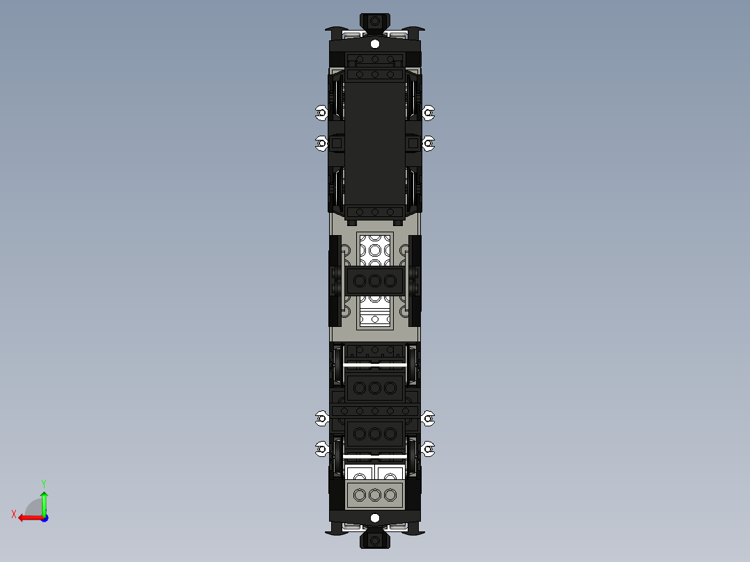 E-Lok 乐高套装 60198e-lok-lego-set-60198-1833-模型格式为 stp后视图
