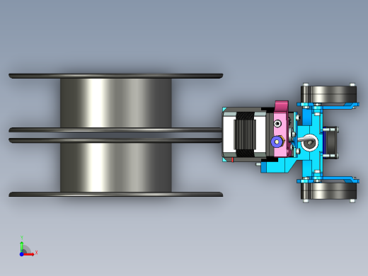 3D打印枪头设计前视缩略图