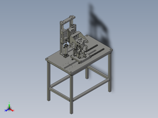 工件翻转中转台