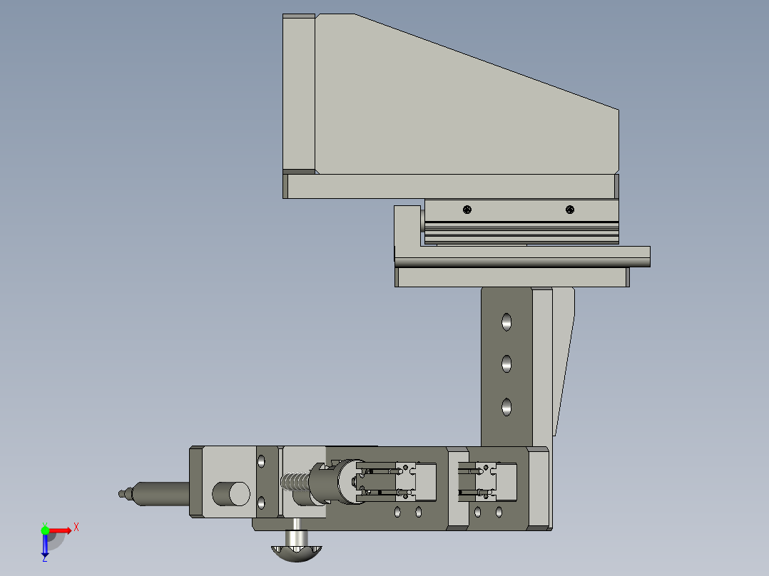 划线打点俯视图
