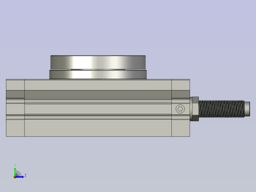 旋转气缸HMSQ系列HMSQB70R左视缩略图