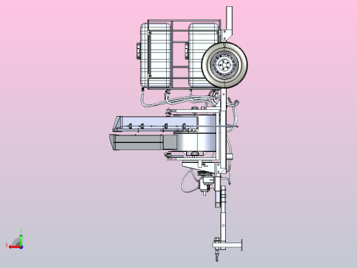 喷药拖式小车打药机后视缩略图