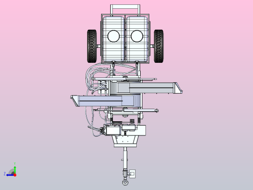 喷药拖式小车打药机右视缩略图
