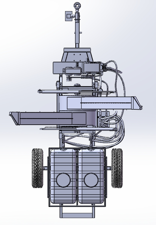 喷药拖式小车打药机