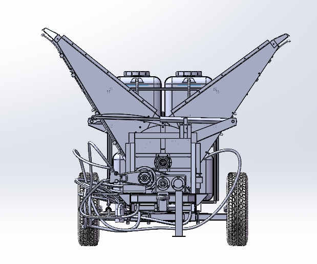 喷药拖式小车打药机