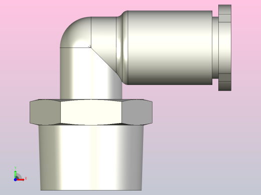 L型外螺纹二通快速接头[KJL8-03] (2)前视缩略图