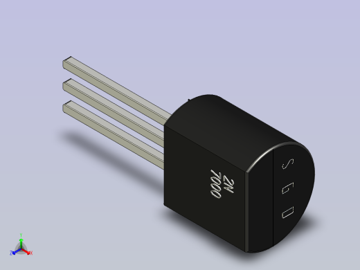 晶体管正等轴测缩略图