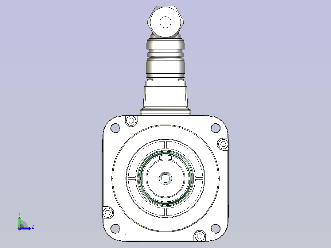 JSCC精研伺服减速电机 130mht8左视图