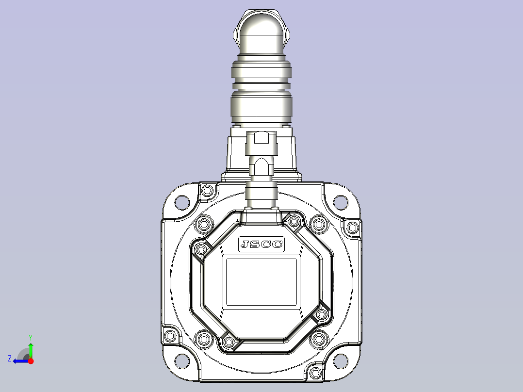 JSCC精研伺服减速电机 130mht8右视图