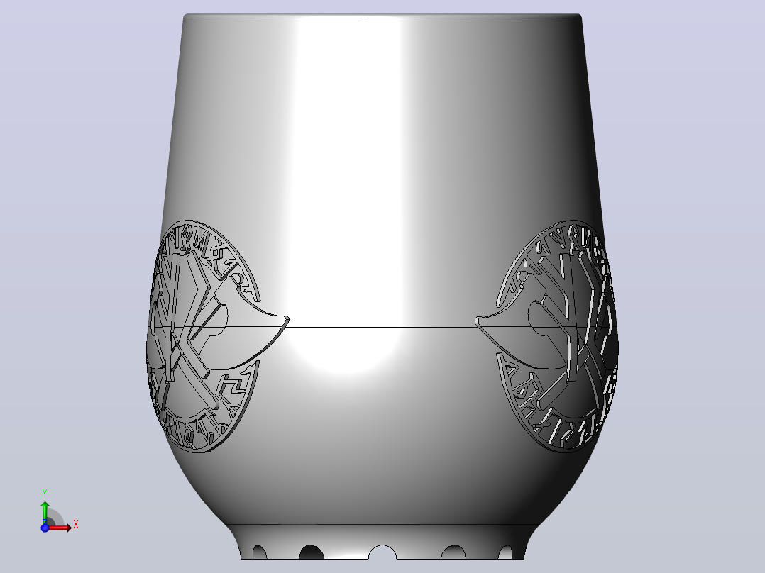 杯前视图