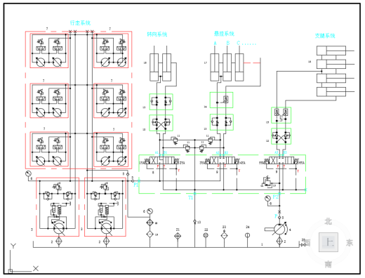900T运梁车液压系统设计（SW+CAD+说明书）缩略图