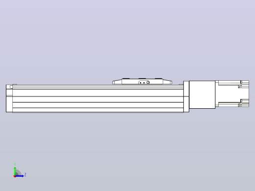 滚珠丝杠直线轴内置导轨TPA-GCR-80-1610C-L200-M-M20-N3左视缩略图