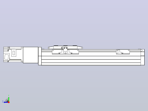 滚珠丝杠直线轴内置导轨TPA-GCR-80-1610C-L200-M-M20-N3右视缩略图