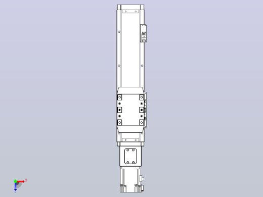 滚珠丝杠直线轴内置导轨TPA-GCR-80-1610C-L200-M-M20-N3俯视缩略图