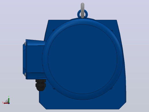 RF107法兰轴伸式安装斜齿轮减速机RF107-Y18.5-4P-180M-M1-0°-Φ350后视缩略图
