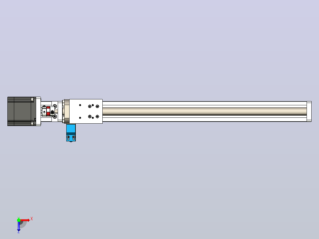 FSL40 直线模组[FSL40 E400 10C7-BC-B57]俯视图