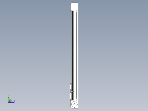 带式直线轴半闭式TPA-ONB-120-256-L1150-DL-J90-N3左视缩略图