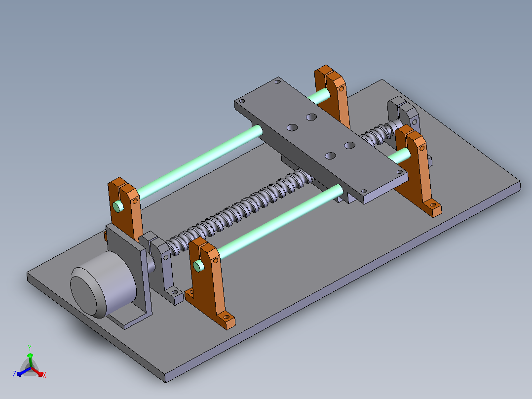 螺旋传动主视图