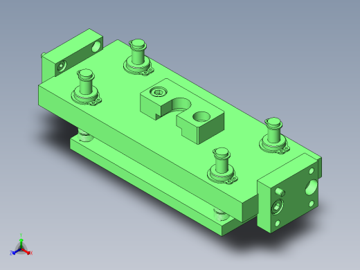 冲压组件间隔调节机构