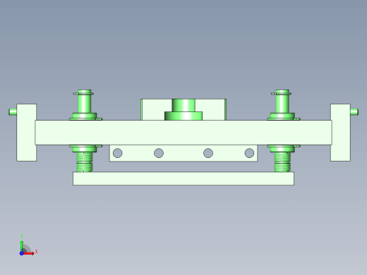 冲压组件间隔调节机构前视缩略图