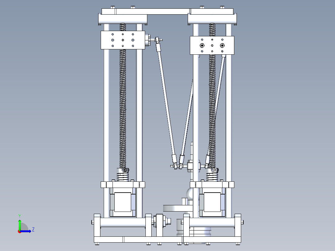 5-DOF parallel robot STP左视图
