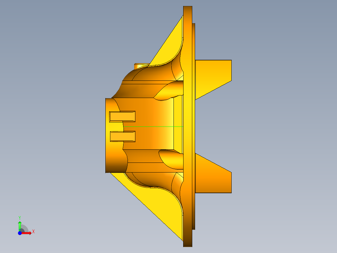 轻型载货汽车主减速器设计前视图