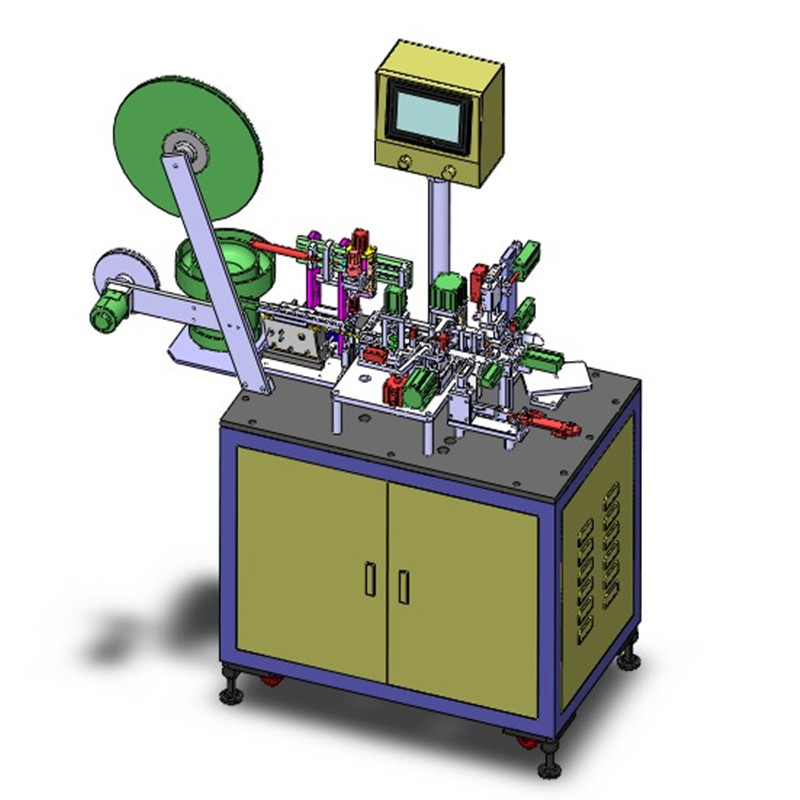 全自动插端子机3D图纸H348 F213 非标自动化设备3D图纸3D模型