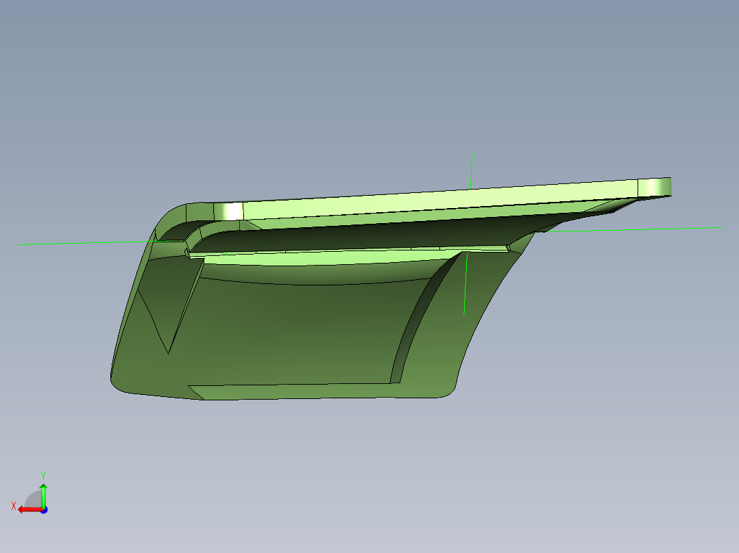 客车设计-车门外饰后视图