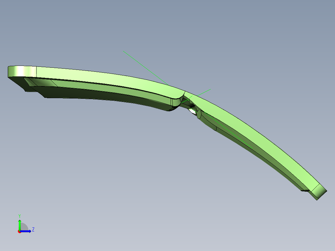 客车设计-车门外饰左视图