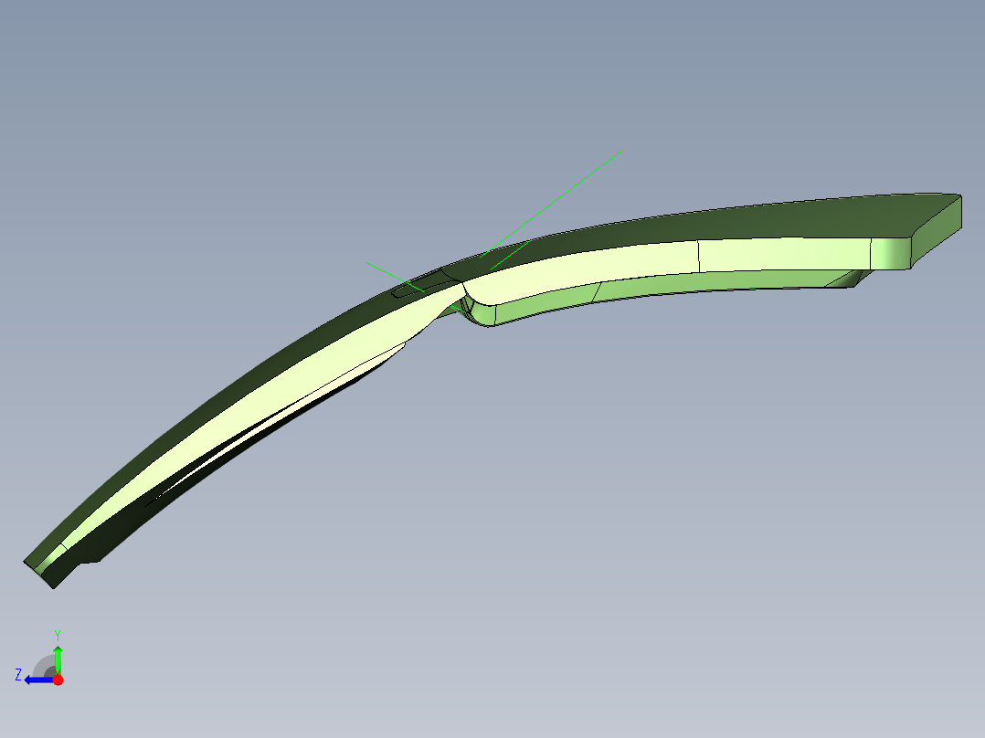 客车设计-车门外饰右视图